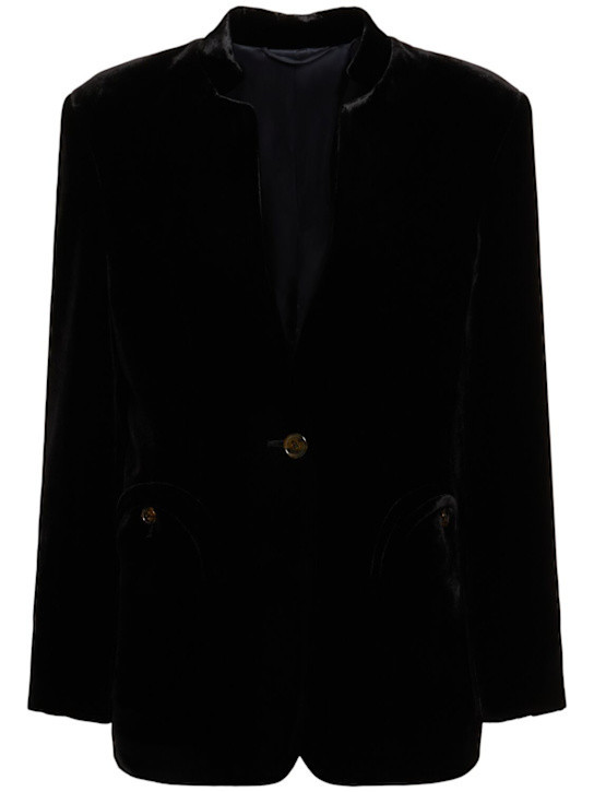 Afterglow Anywhere velvet blazer | Luisaviaroma
