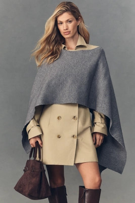 Mare Mare Knit Poncho | Anthropologie (US)