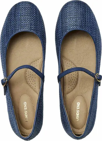 Classic Raffia Mary Jane Flats | Nordstrom