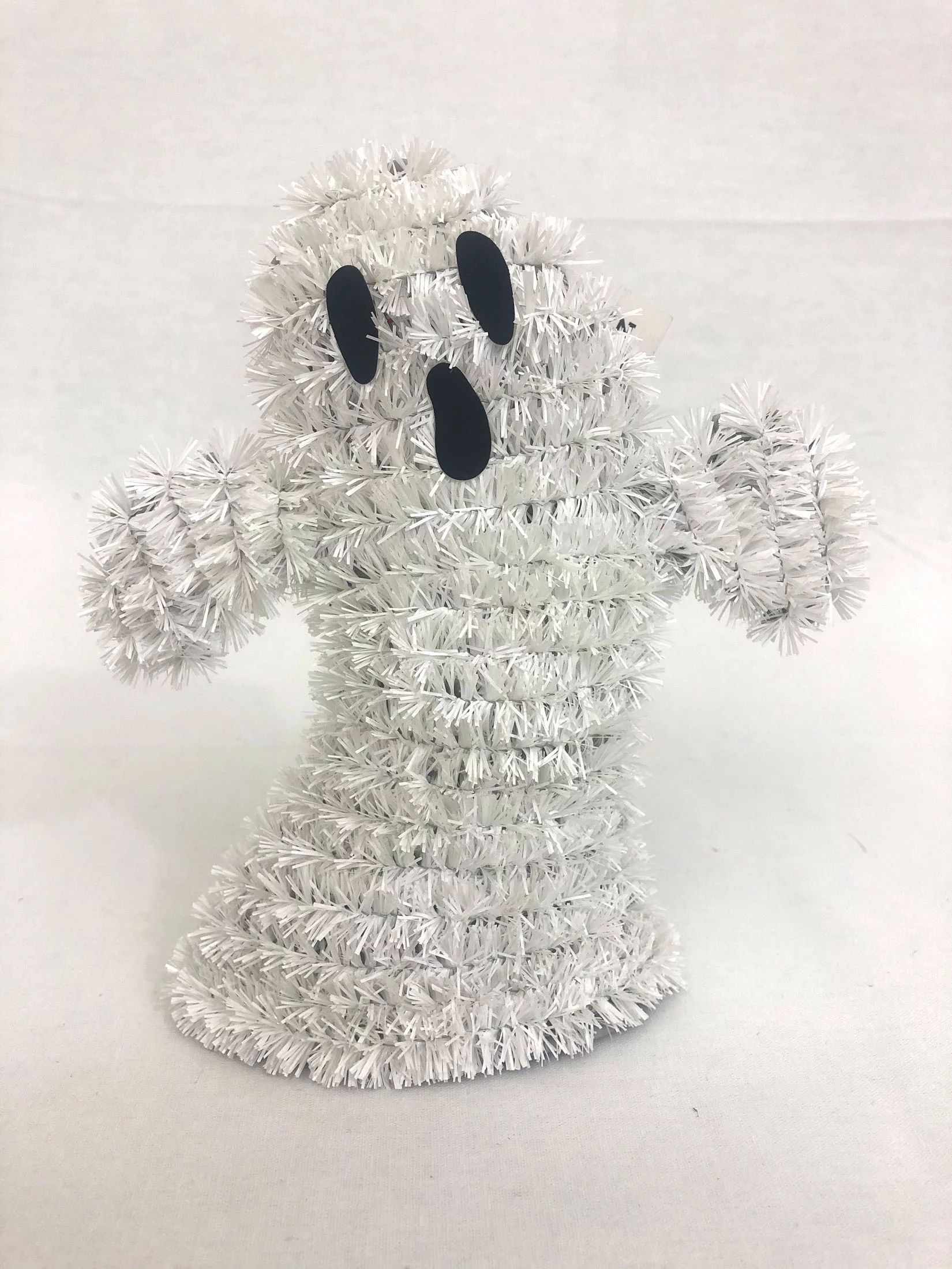 Way to Celebrate Halloween Tinsel Ghost, Tabletop décor, 6 inches Tall, white | Walmart (US)
