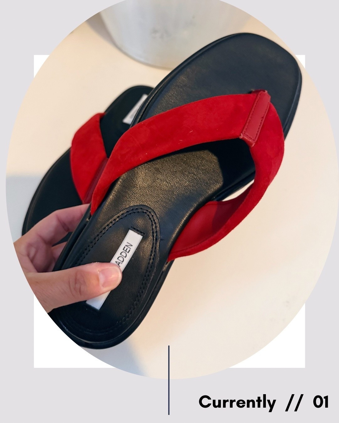 Red sandals 
Sale! TTS for me

#LTKSeasonal #LTKSaleAlert