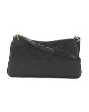 Made In Italy Leather Gg Emblem Medium Shoulder Bag | TJ Maxx