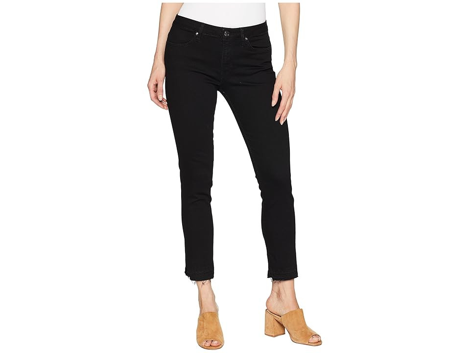 Free People Crop Cigarette Jeans in Black (Black) Women's Jeans | 6pm