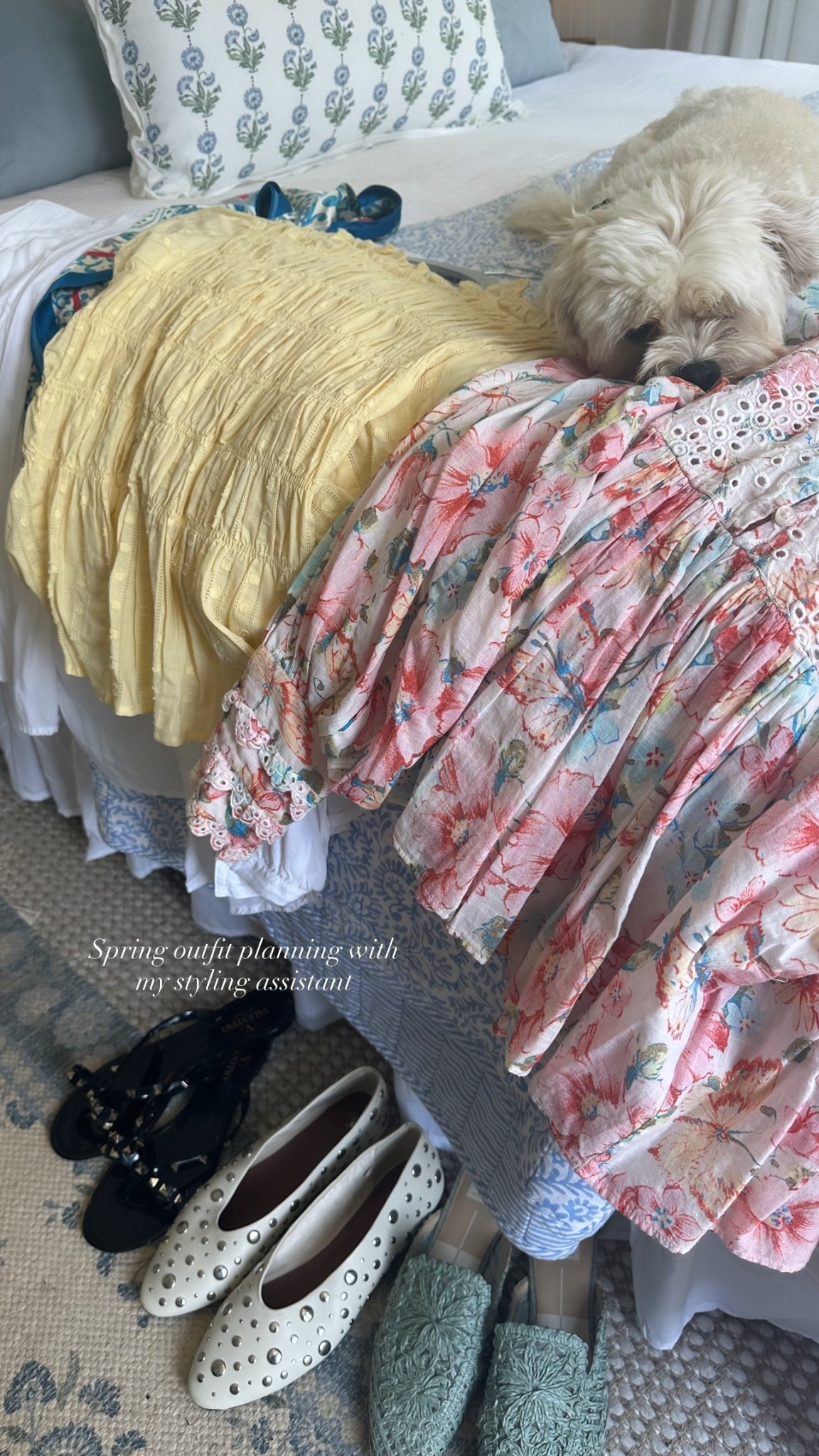 Spring outfit planning with my styling assistant