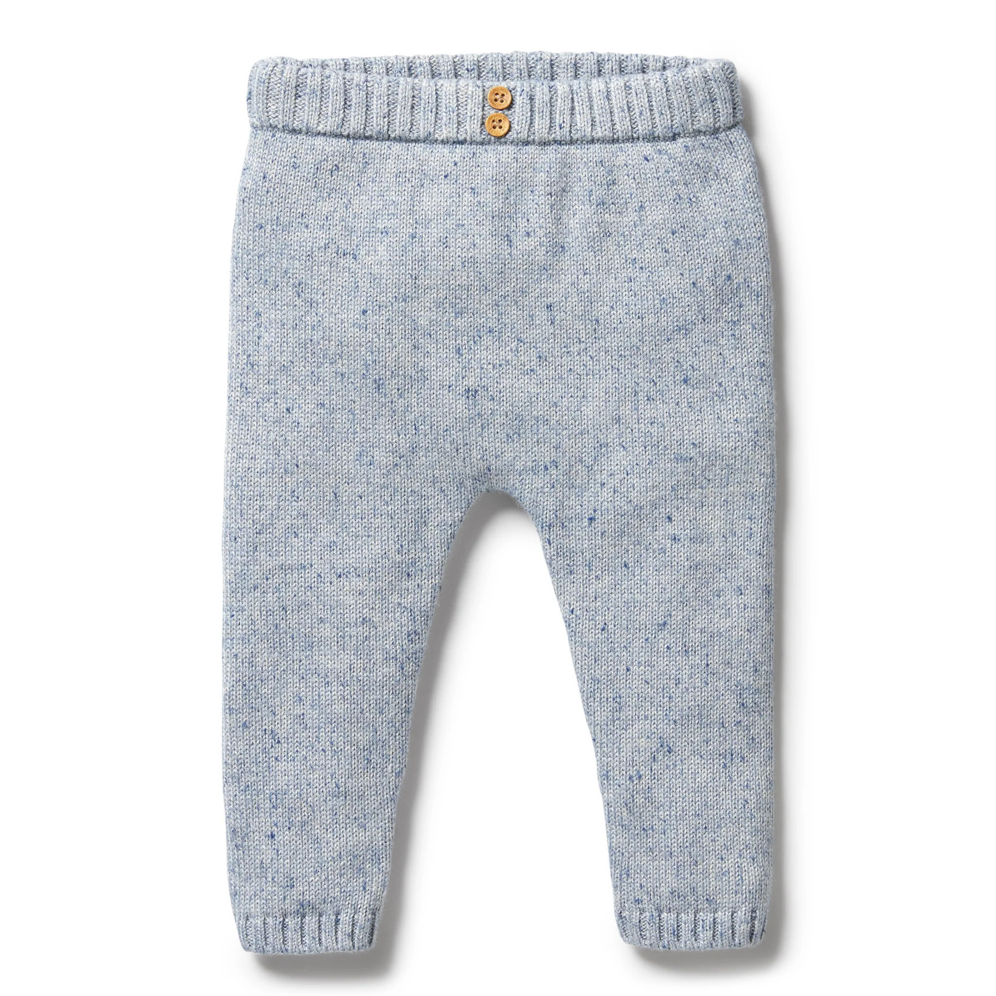 Knitted Legging, Sky Fleck | SpearmintLOVE