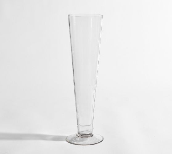 Bedford Footed Glass Vase | Pottery Barn (US)