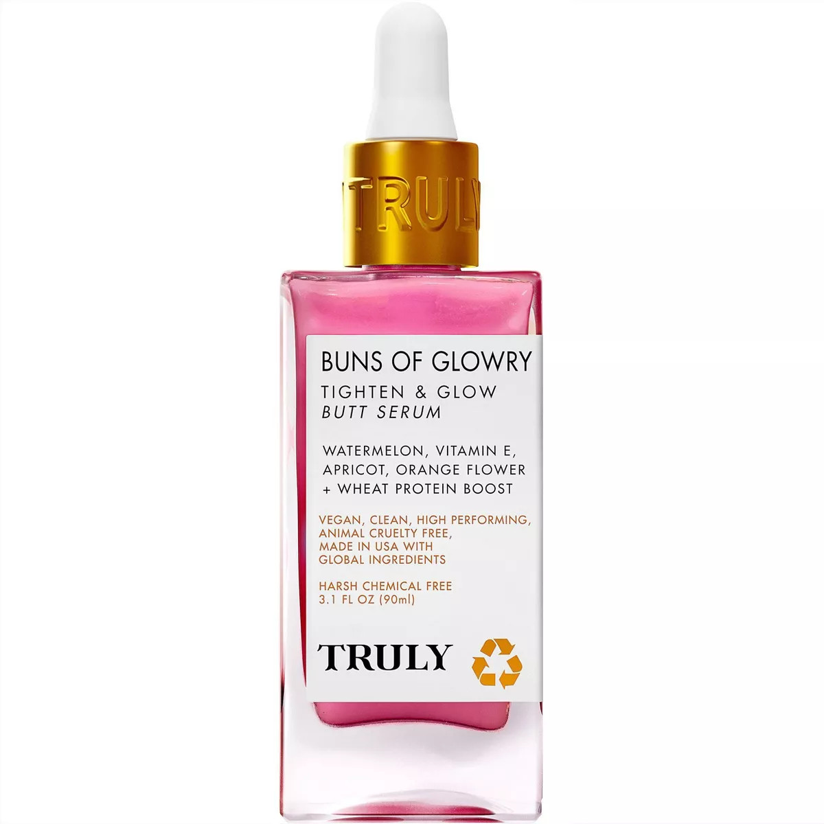 TRULY Buns of Glowry Tighten & Glow Butt Serum - 3.1oz - Ulta Beauty | Target
