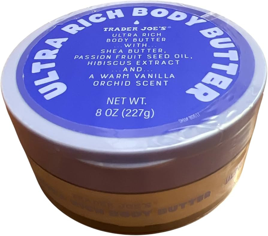 Trader Joe’s Warm Vanilla Orchied Scent Ultra Rich Body Butter Cream 8oz(227g) | Amazon (US)