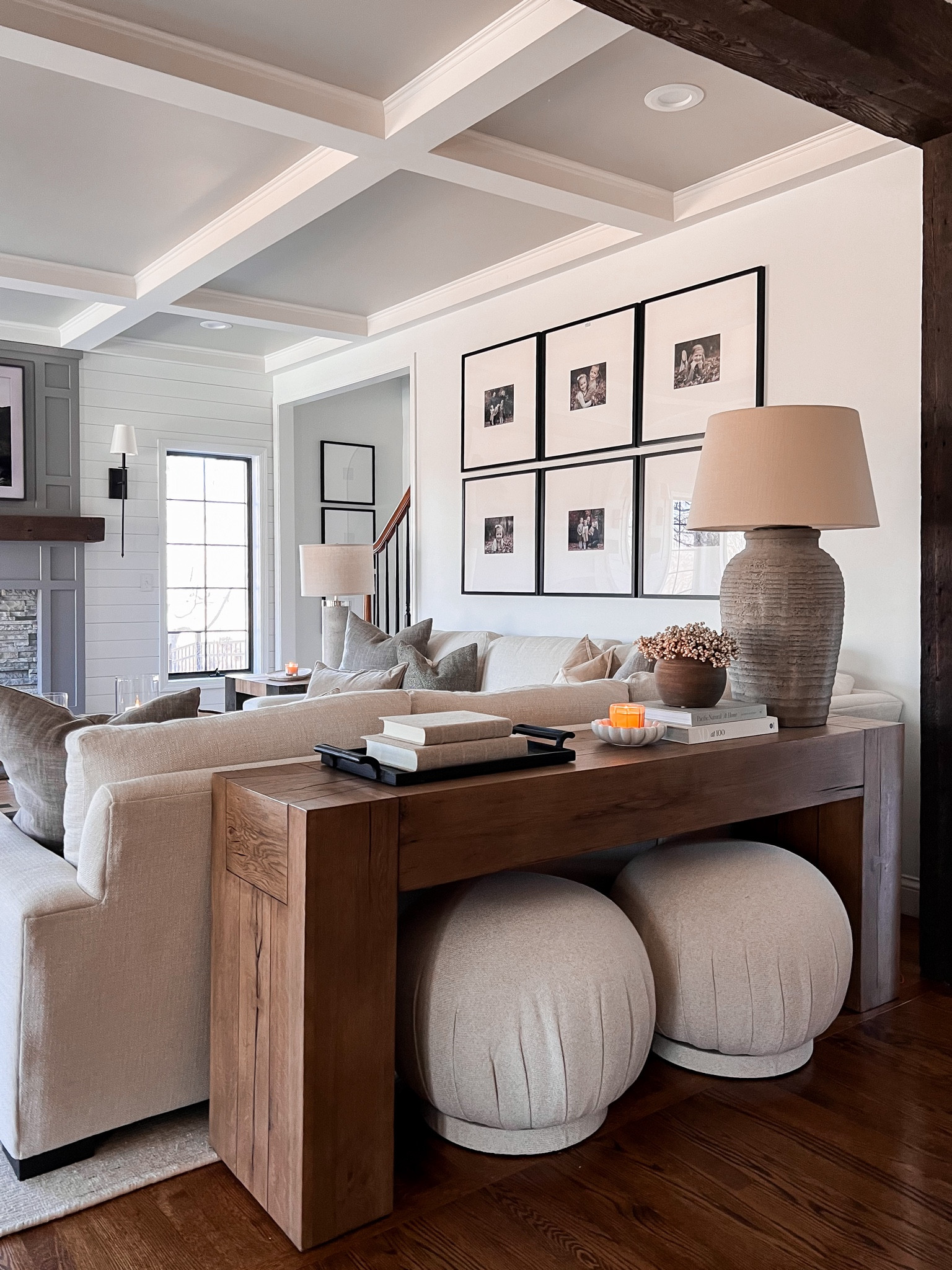Neutral
Organic earthy console table styling with some of my favorite Amazon and pottery barn pieces! 

#LTKhome #LTKstyletip
