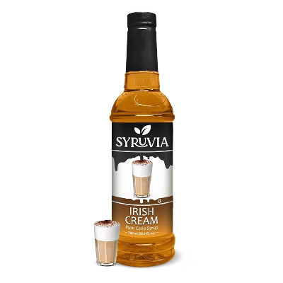 Syruvia Irish Cream Syrup - 25.4 fl oz. Premium Flavoring Syrup For Coffee | Target