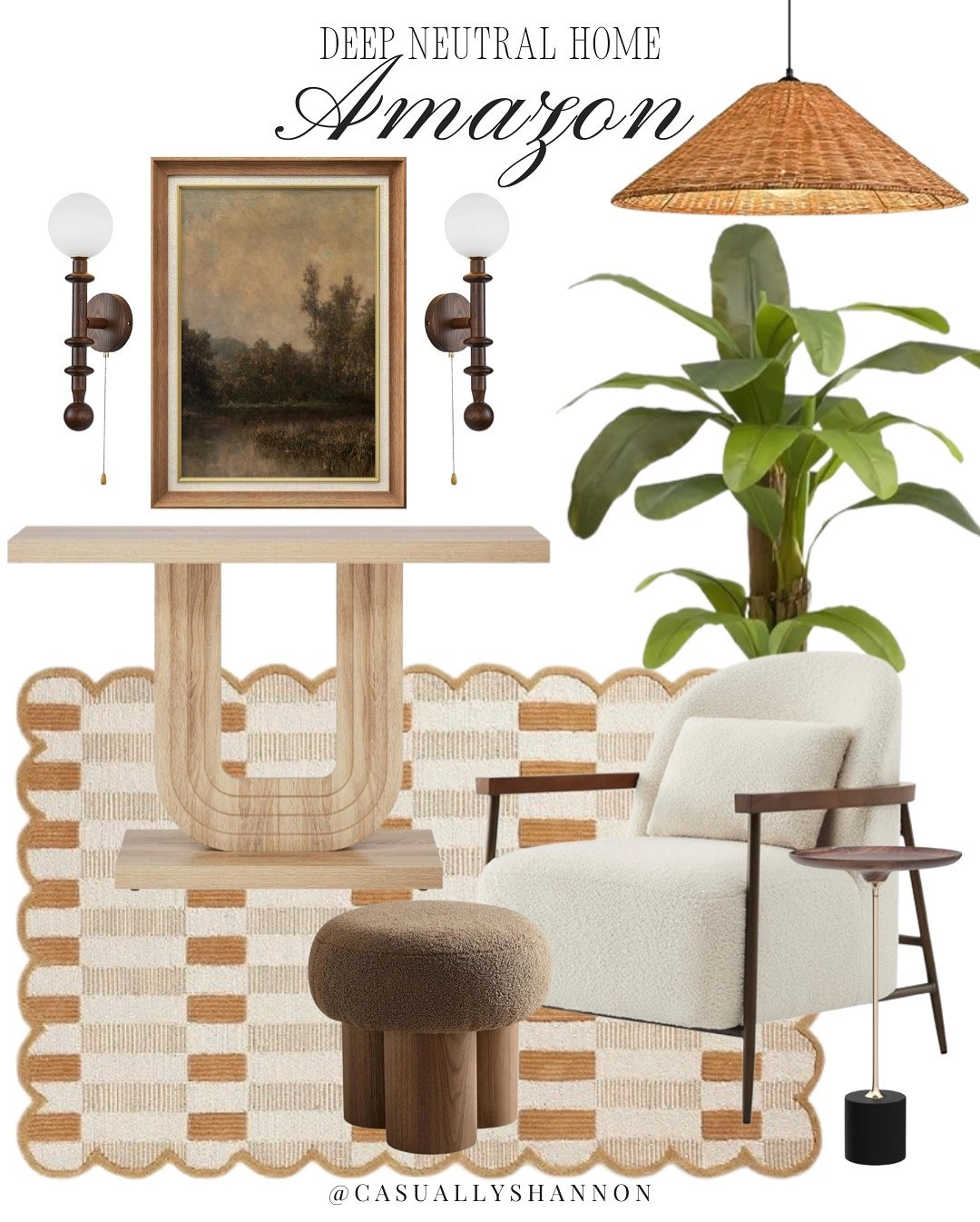 Amazon home finds | Amazon | neutral home | accent chair | baker chandelier | framed artwork | vintage wall art | modern vintage home | home design | home decor living room | bedroom furniture | entry furniture | ottoman | wall sconces | area rug | bedroom rug | living room inspo | home inspo | designer looks for less | interior design | interior designer | consol table | faux tree | 

#LTKFamily #LTKHome #LTKSaleAlert