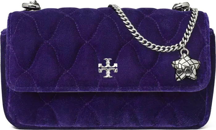 Mini Kira Quilted Velvet Crossbody Bag | Nordstrom