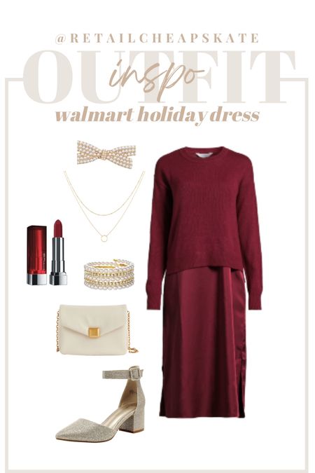 Walmart holiday dress 

#LTKCyberWeek #LTKHoliday #LTKsalealert