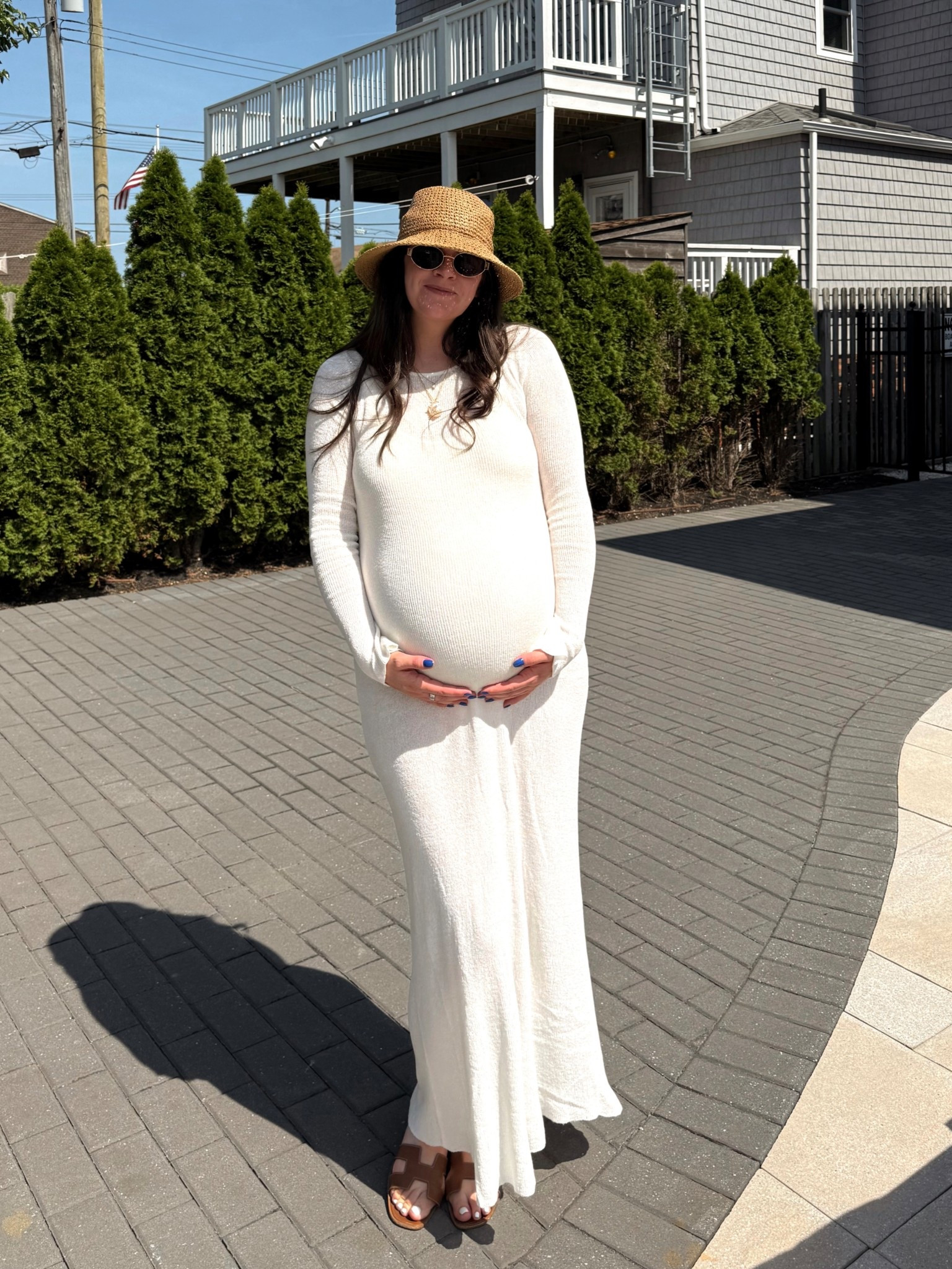 Pregnancy friendly swim coverup 

#LTKBump #LTKSwim