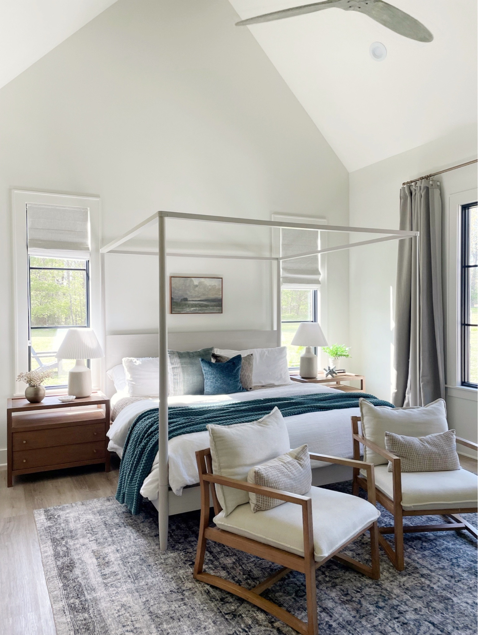 Primary bedroom design #canopybed #bedroomseating

#LTKhome