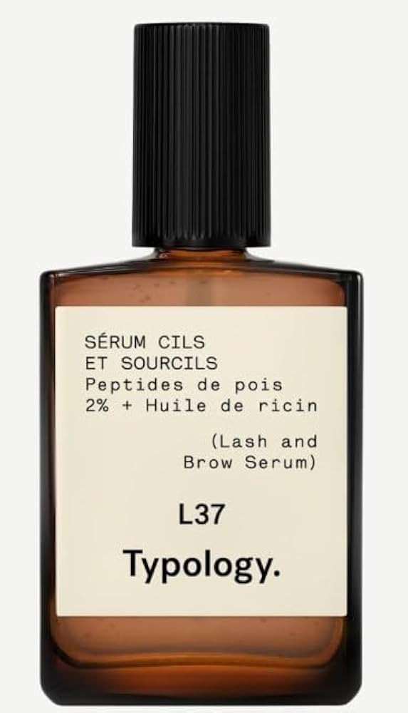 Typology Eyebrow & Eyelash Serum with 2% Pea Peptides + Castor Oil & Complimentary Sheet Masque | Amazon (US)