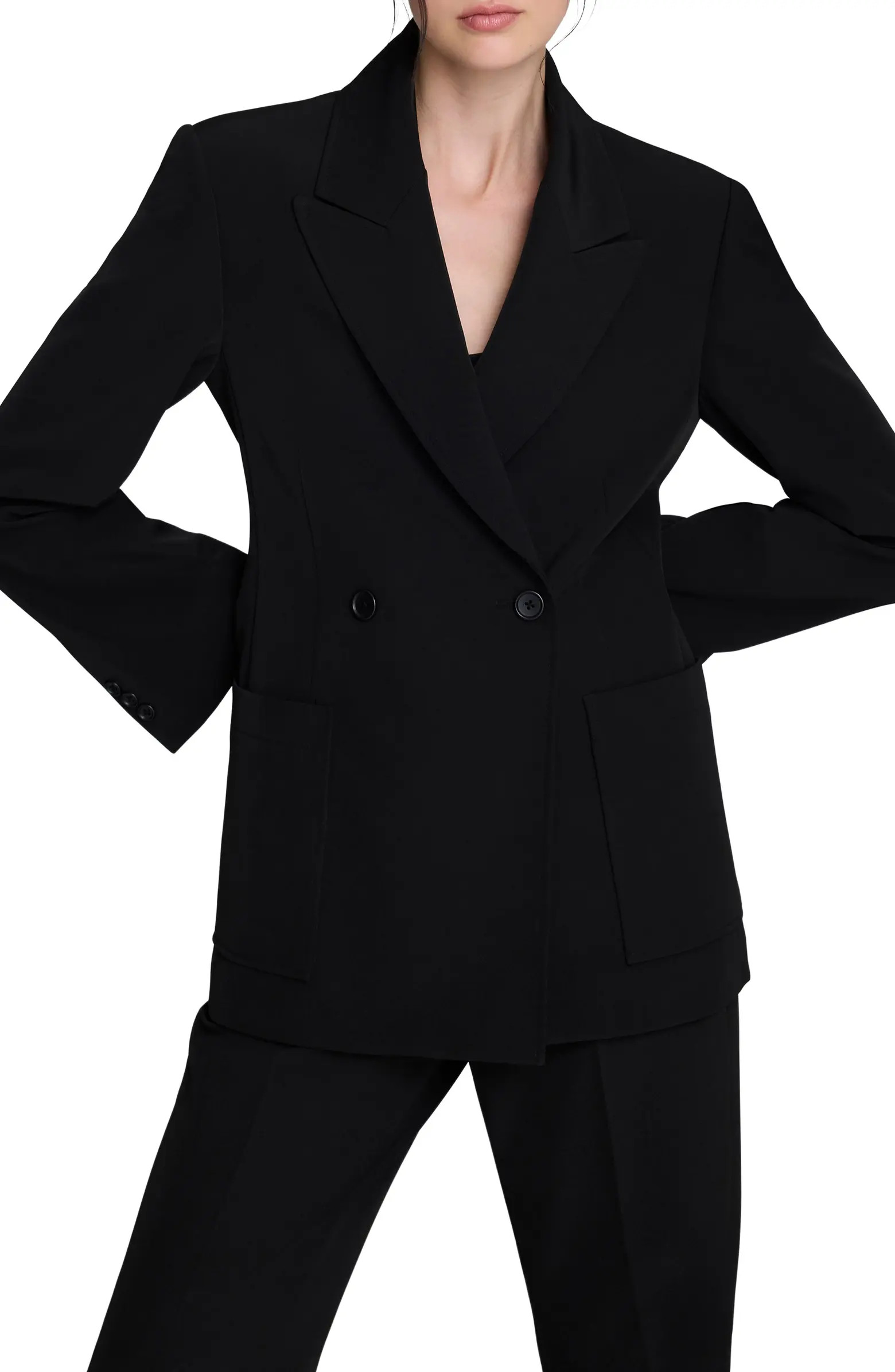 Luxe Twill Double Breasted Blazer | Nordstrom