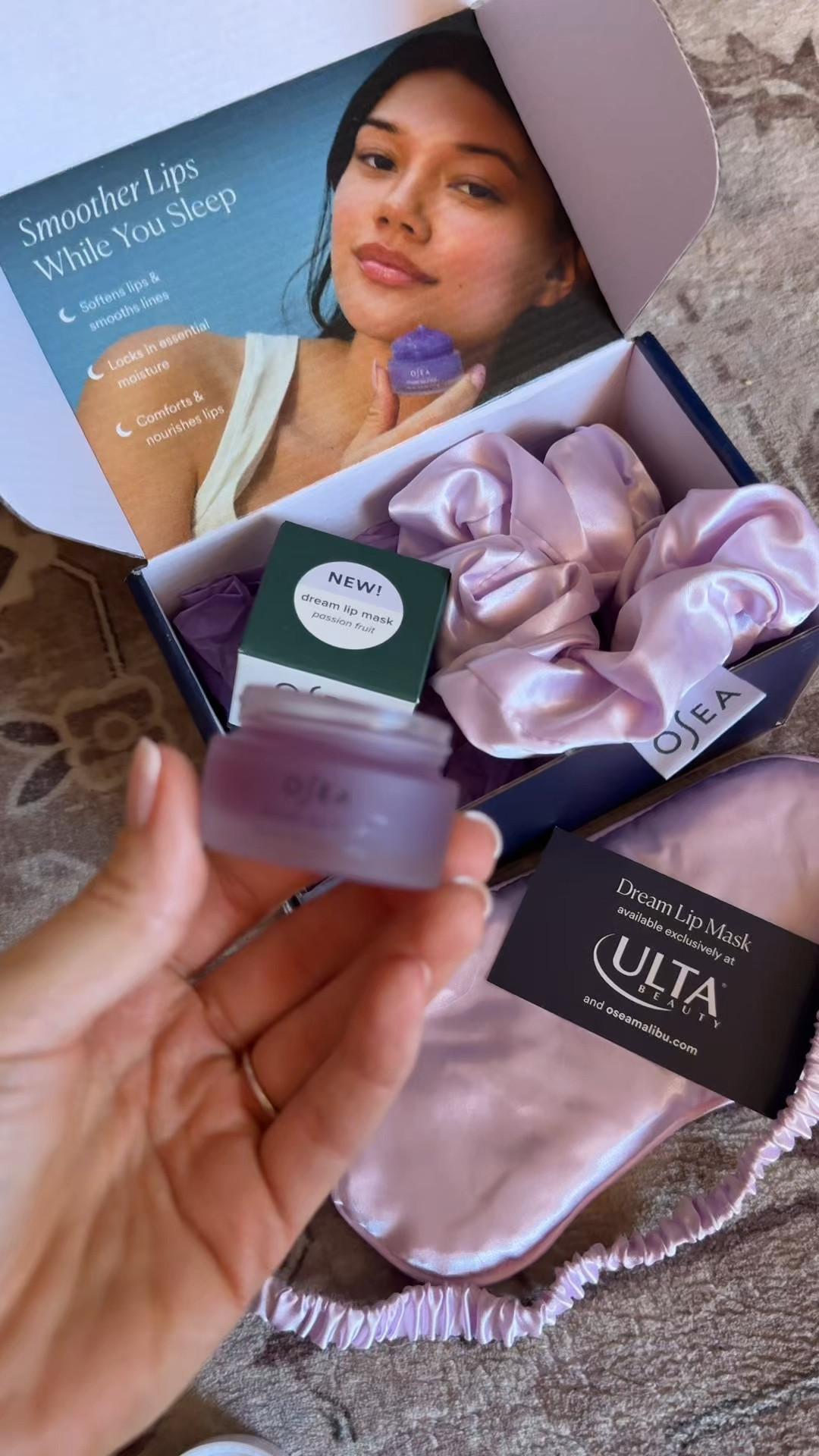 @OSEA Malibu dream lip mask! New & exclusively at @ulta! Legitimately smells like candy passion fruit, it’s almost nostalgic to a scent from my childhood 🥰. I can’t wait to try this because it has no artificial fragrance or color in it, such a win 🏆 .

#LTKmomlife #LTKBeauty #LTKgrwm