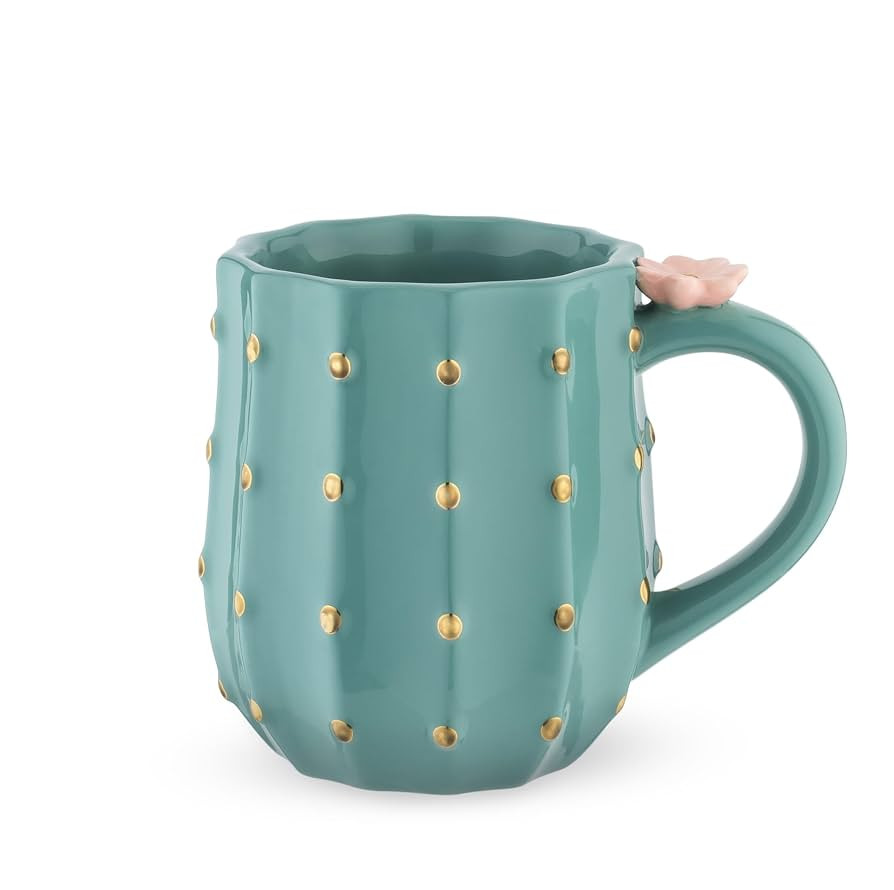 Pinky Up Cactus Ceramic Coffee Mugs, Tea Cups, Travel Mug, Latte Cup, Drinking Glasses for Chocol... | Amazon (US)