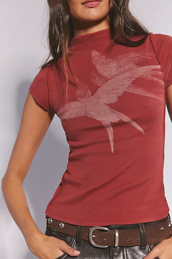 Birds In Flight Tee | Free People (Global - UK&FR Excluded)