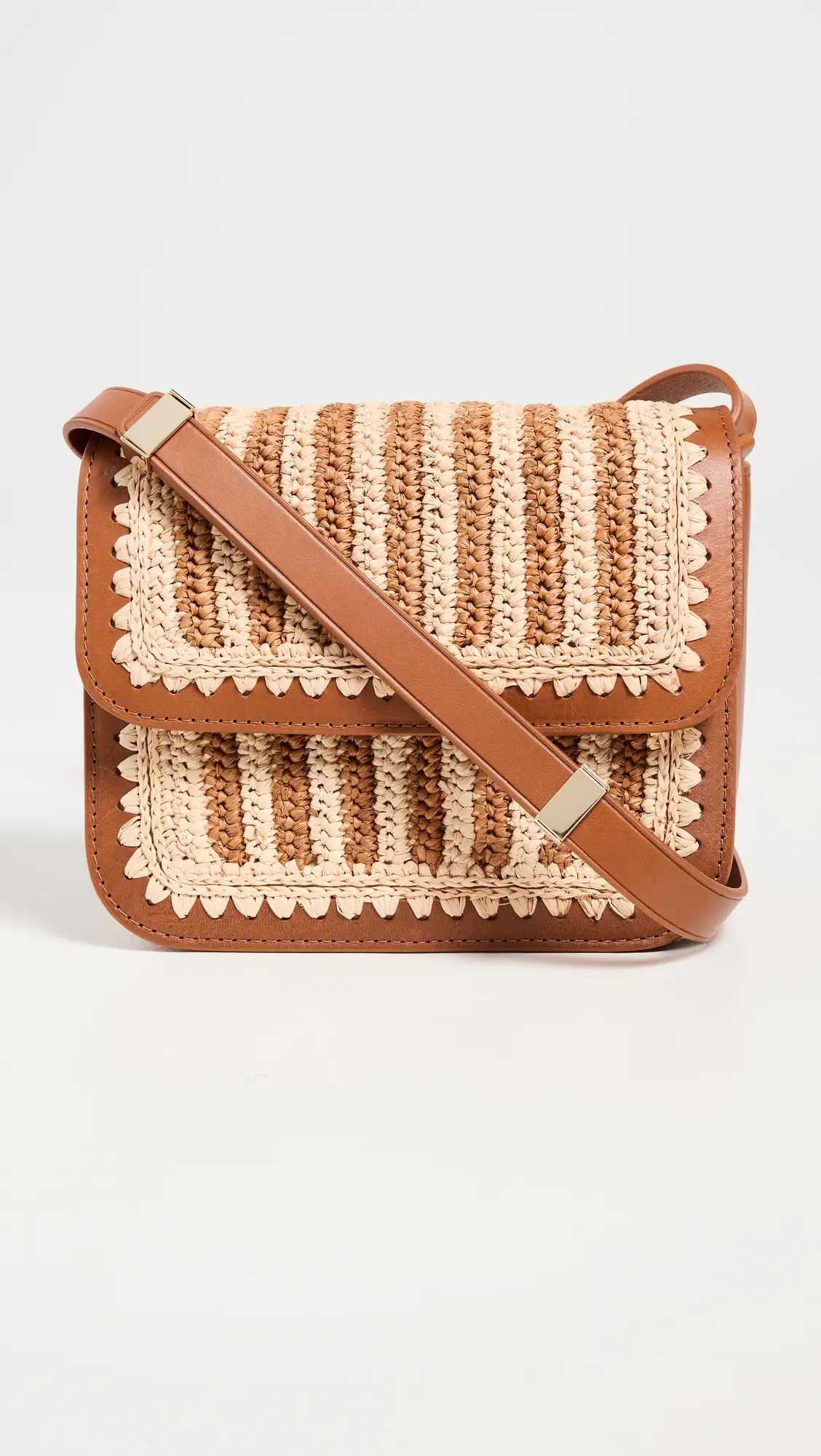 Loeffler Randall Kenton Crochet Leather Crossbody | Shopbop | Shopbop