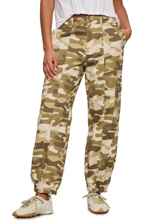 Sanctuary Vista Camo Cargo Pants in Canyon Camo Green at Nordstrom, Size 31 | Nordstrom