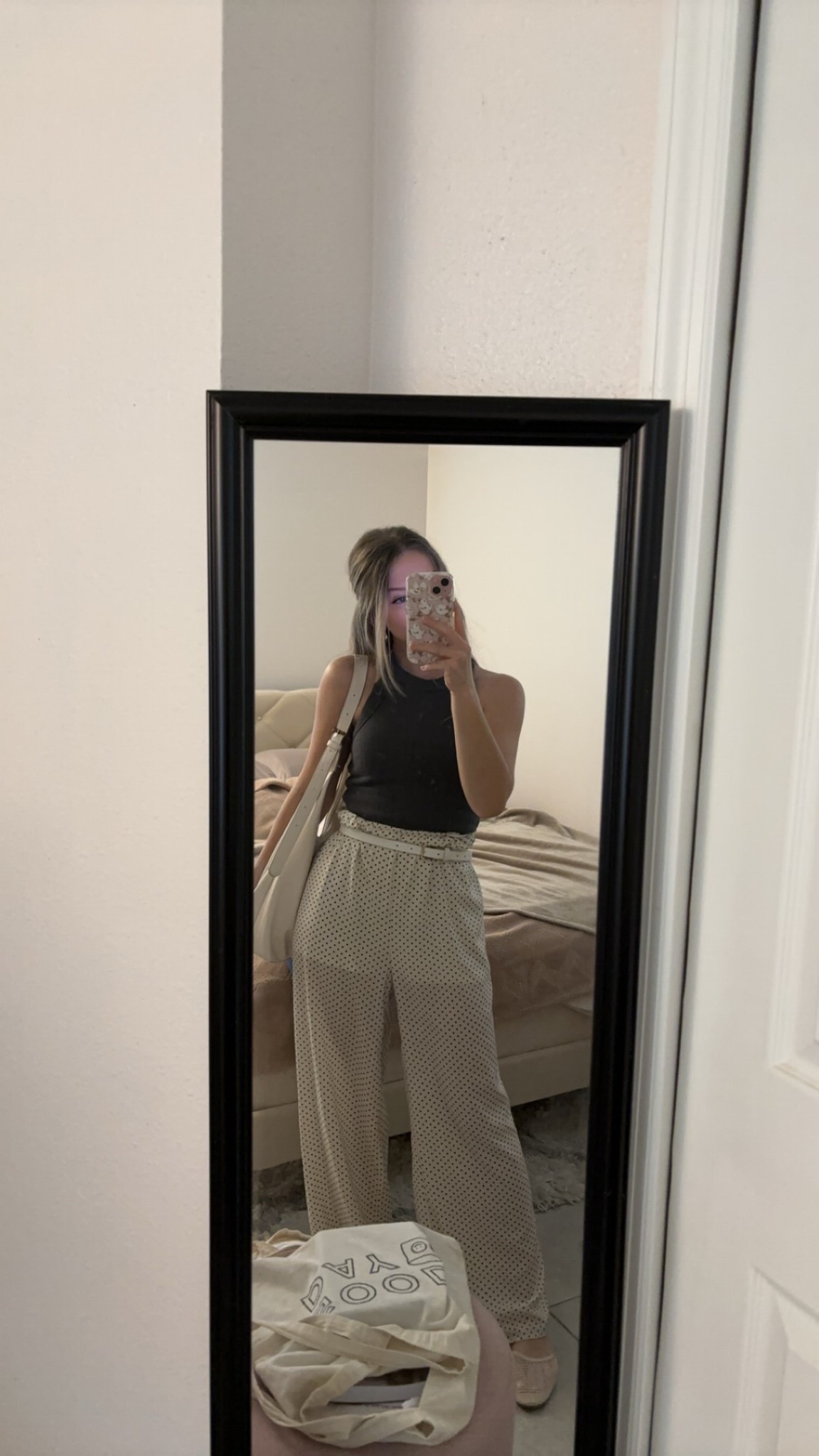 casual spring polka dot outfit🤍

#LTKootd