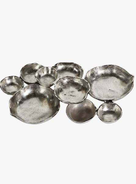 9 Cluster Serving Tray (Nickle) | Amazon (US)