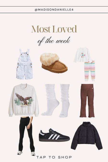 Most loved, best sellers, favorites, holiday finds, flare leggings, adidas sambas, puffer jacket, ugg dupes, Christmas pajamas, shortalls, scrunch socks

#LTKCyberWeek #LTKGiftGuide #LTKHoliday