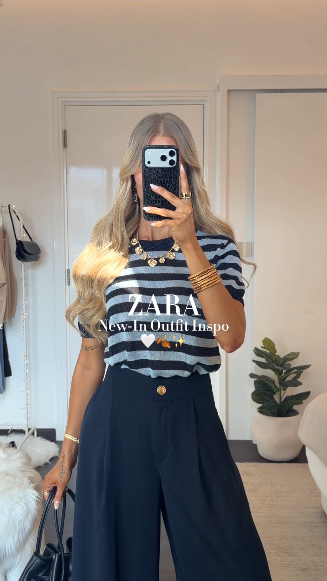 ZARA NEW-IN OUTFIT INSPO🤍🍂✨ another amazing Zara pants!!! right now they just have the best selection of pants! I’m wearing size XS in the pants and size S in the knit top💙 shoes are true to size and feel so high quality ✨

#LTKFashionMonth #LTKautumn #LTKstyletip