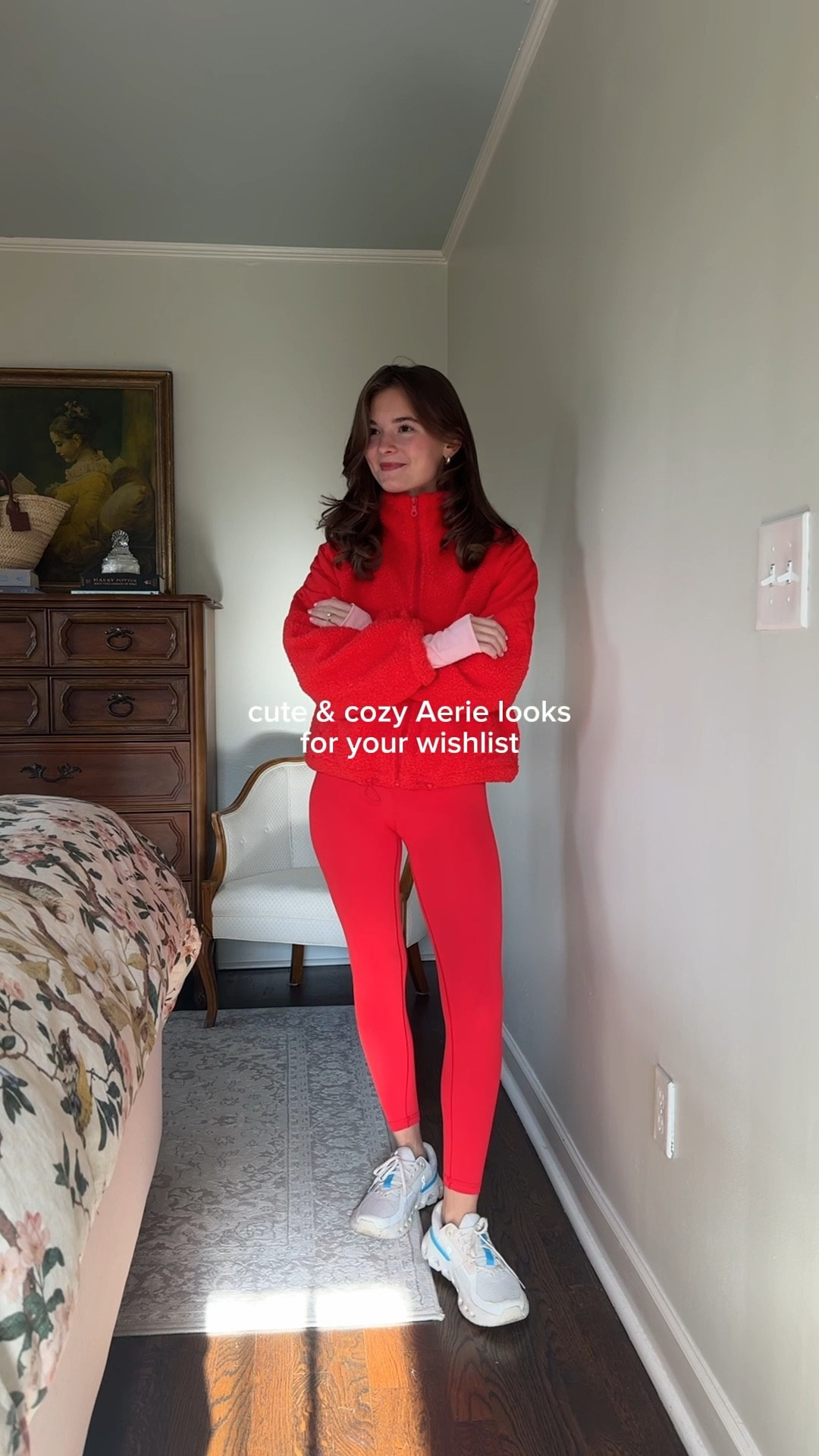 Give the gift of comfort with @Aerie ❣ These cozy sets would be such cute gifts or looks for your holiday plans! Wearing an xs in eve thing, which is my usual size and I’m 5’2” 

#LTKActive #LTKFindsUnder50 #LTKHoliday