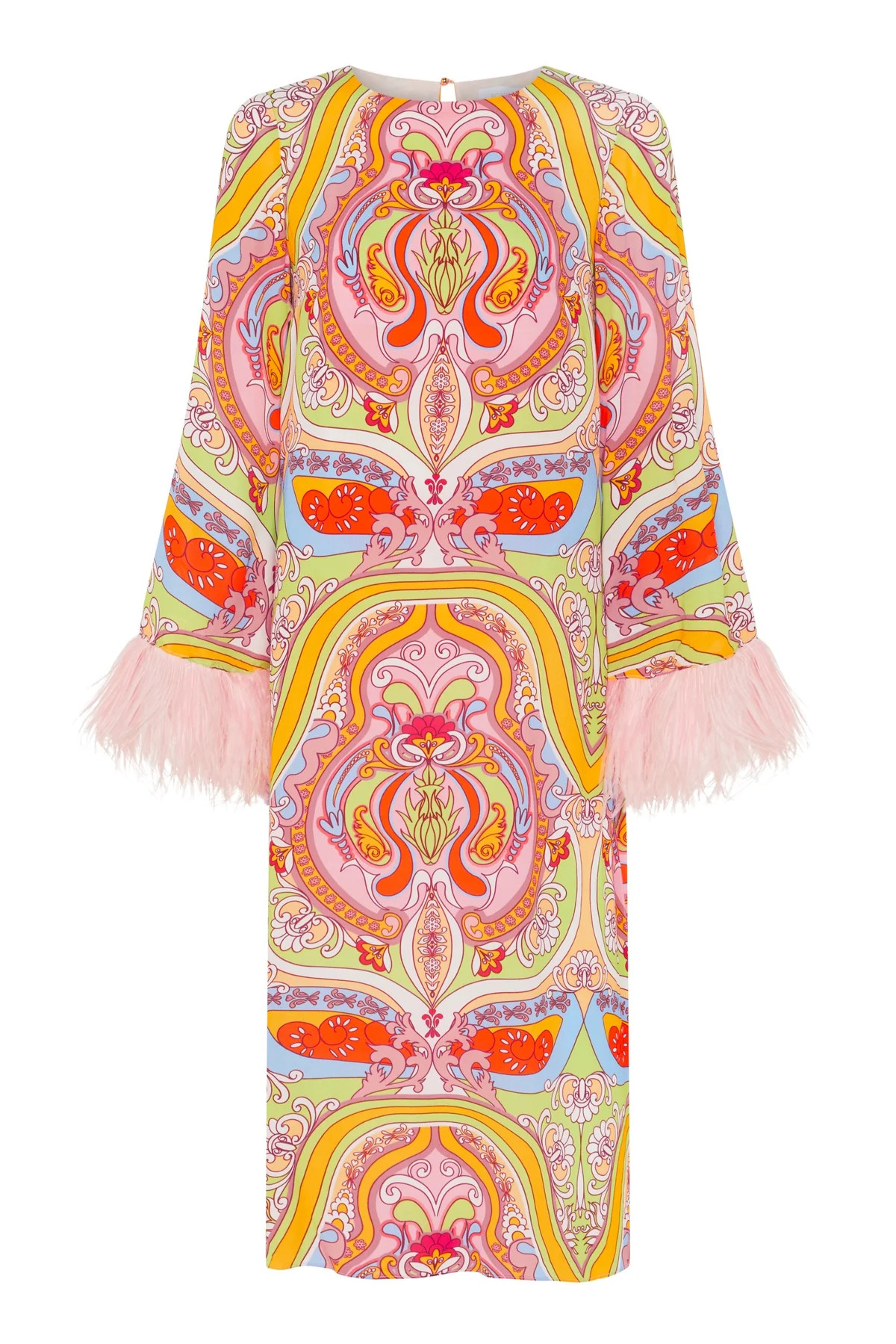 Frankie Crepe Midi Dress in Bia Pink | Over The Moon