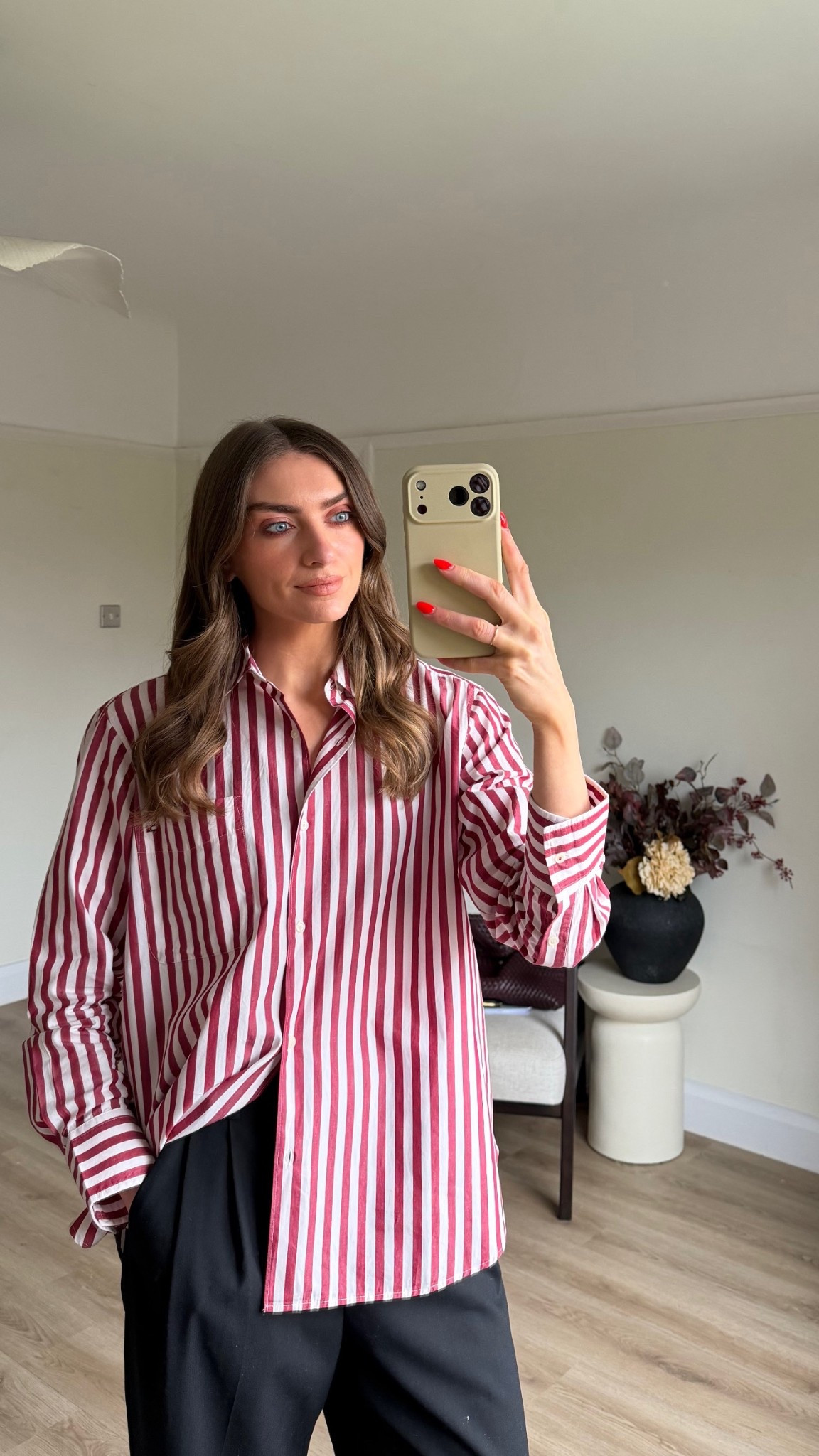 AD. Started the day with an important meeting so dressed for the occasion! Wearing a size 8 in the shirt
 @tommy 