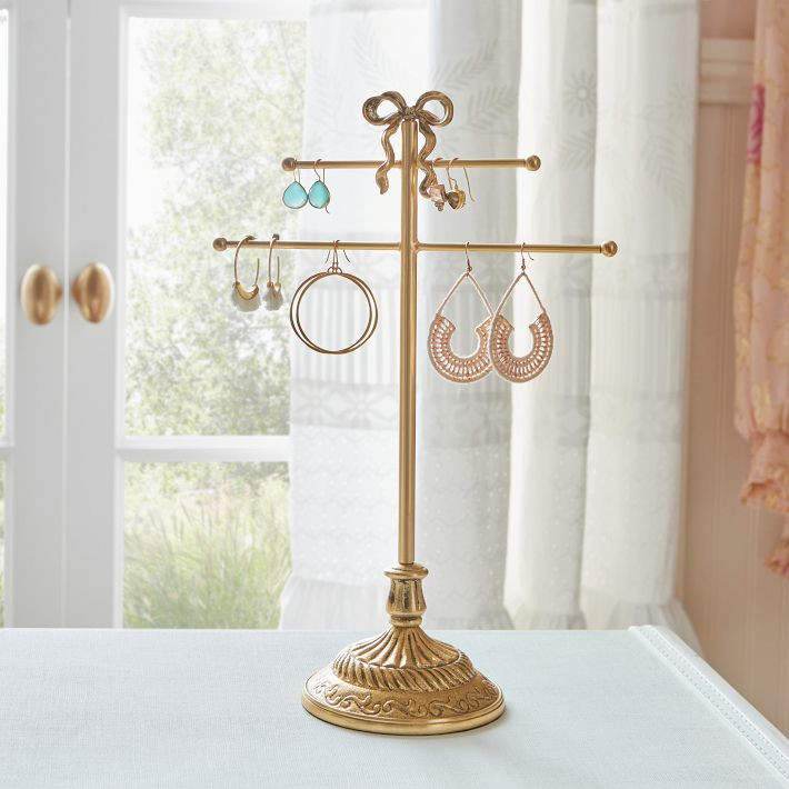 LoveShackFancy Bow Necklace Holder | Pottery Barn Teen