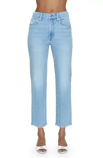 Ally Crop Straight Leg Jeans | Nordstrom