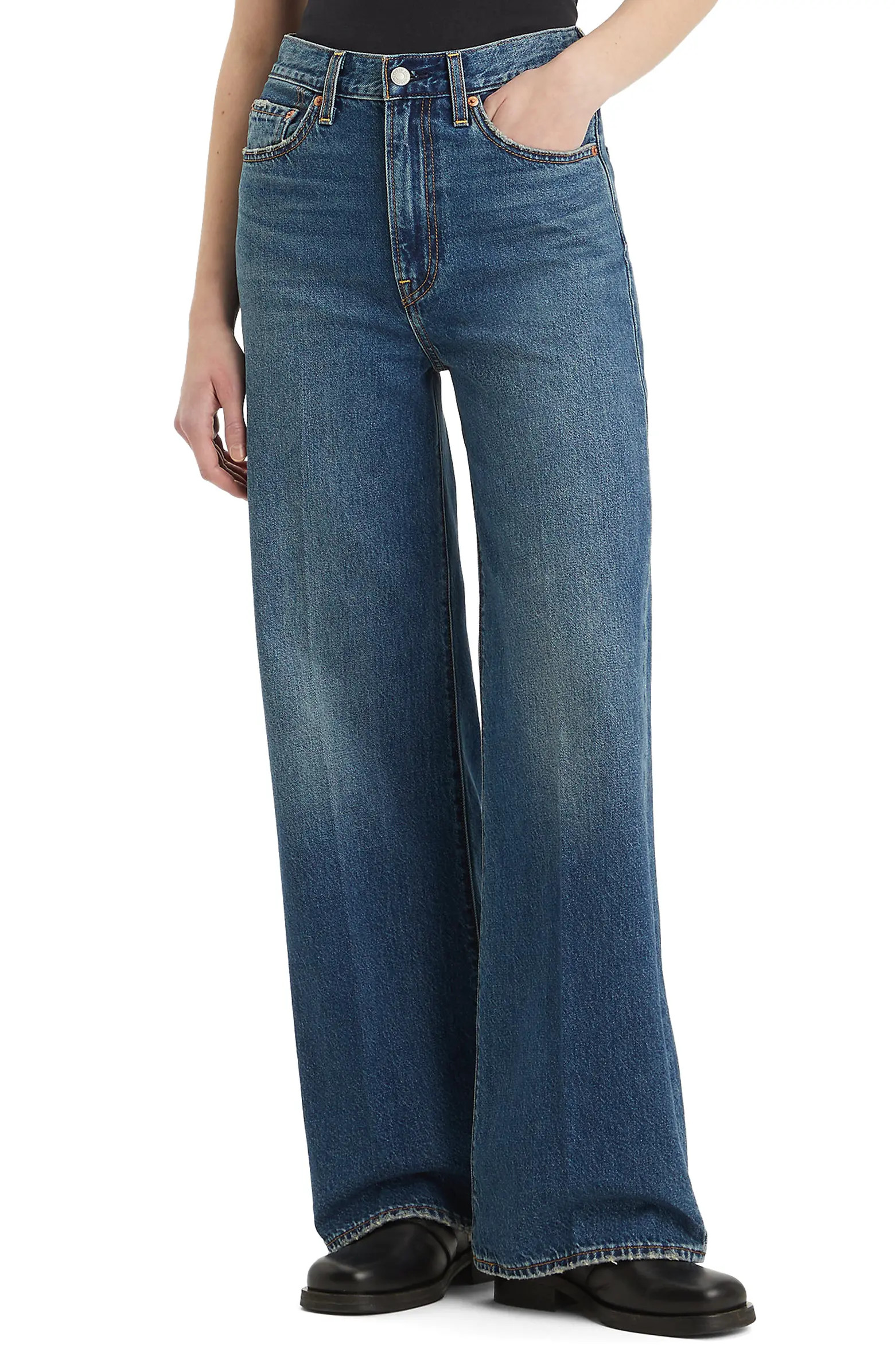 Levi's® Ribcage High Waist Wide Leg Jeans | Nordstrom | Nordstrom