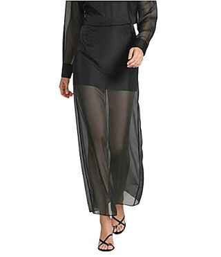 Antonio Melani Priscilla Coordinating Sheer Organza Midi Skirt - 0 | Dillard's