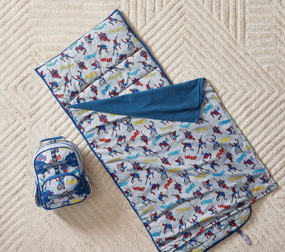 Mackenzie Marvel's Spider-Man Nap Mat &amp; Small Backpack Bundle | Pottery Barn Kids
