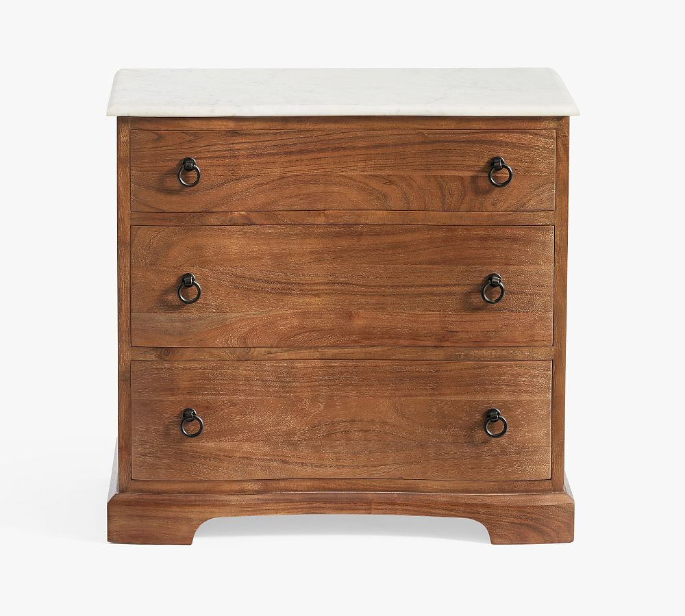 Scarlett Marble Nightstand (28") | Pottery Barn (US)