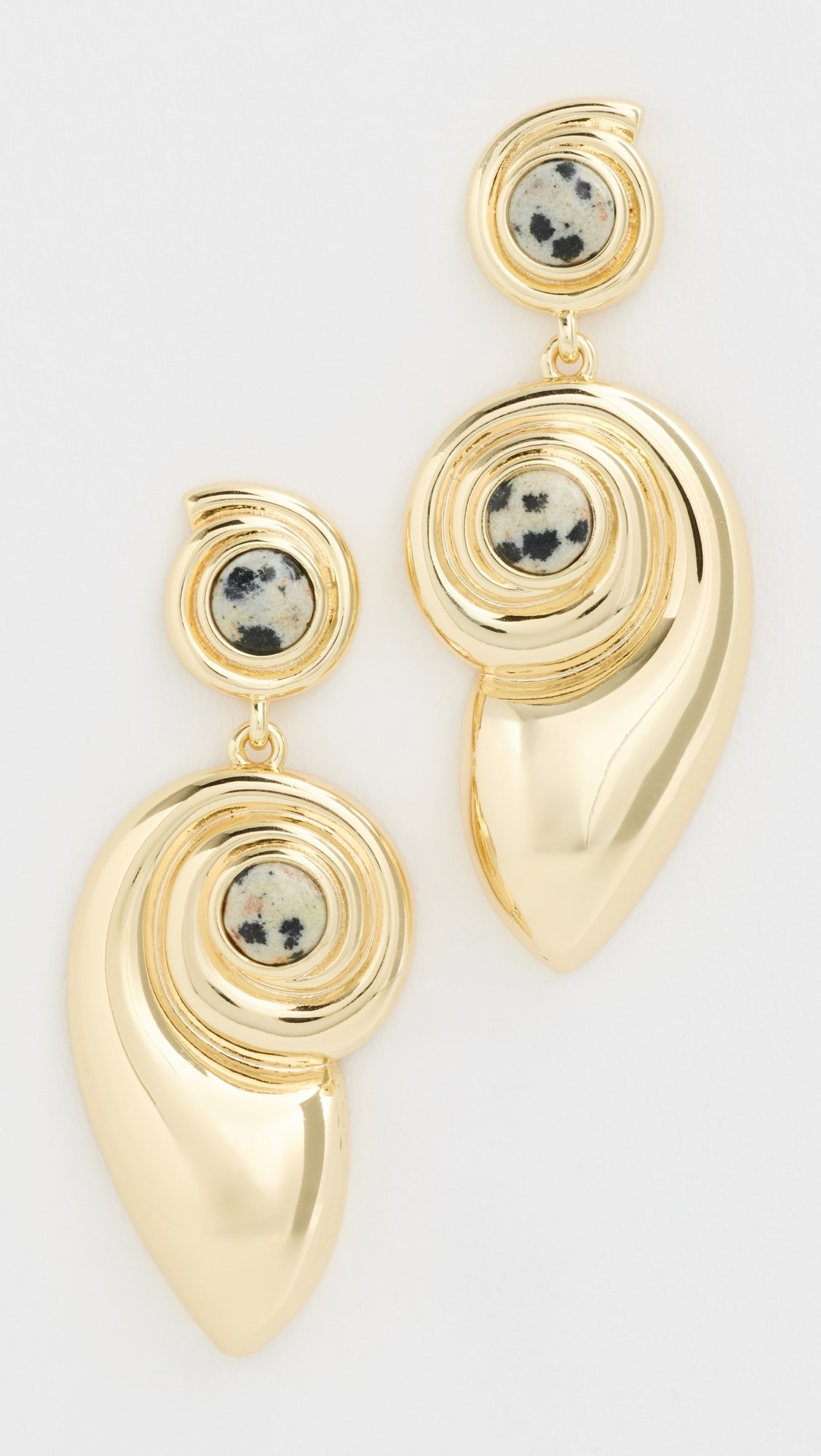 The Palma Shell Statement Earrings | Shopbop