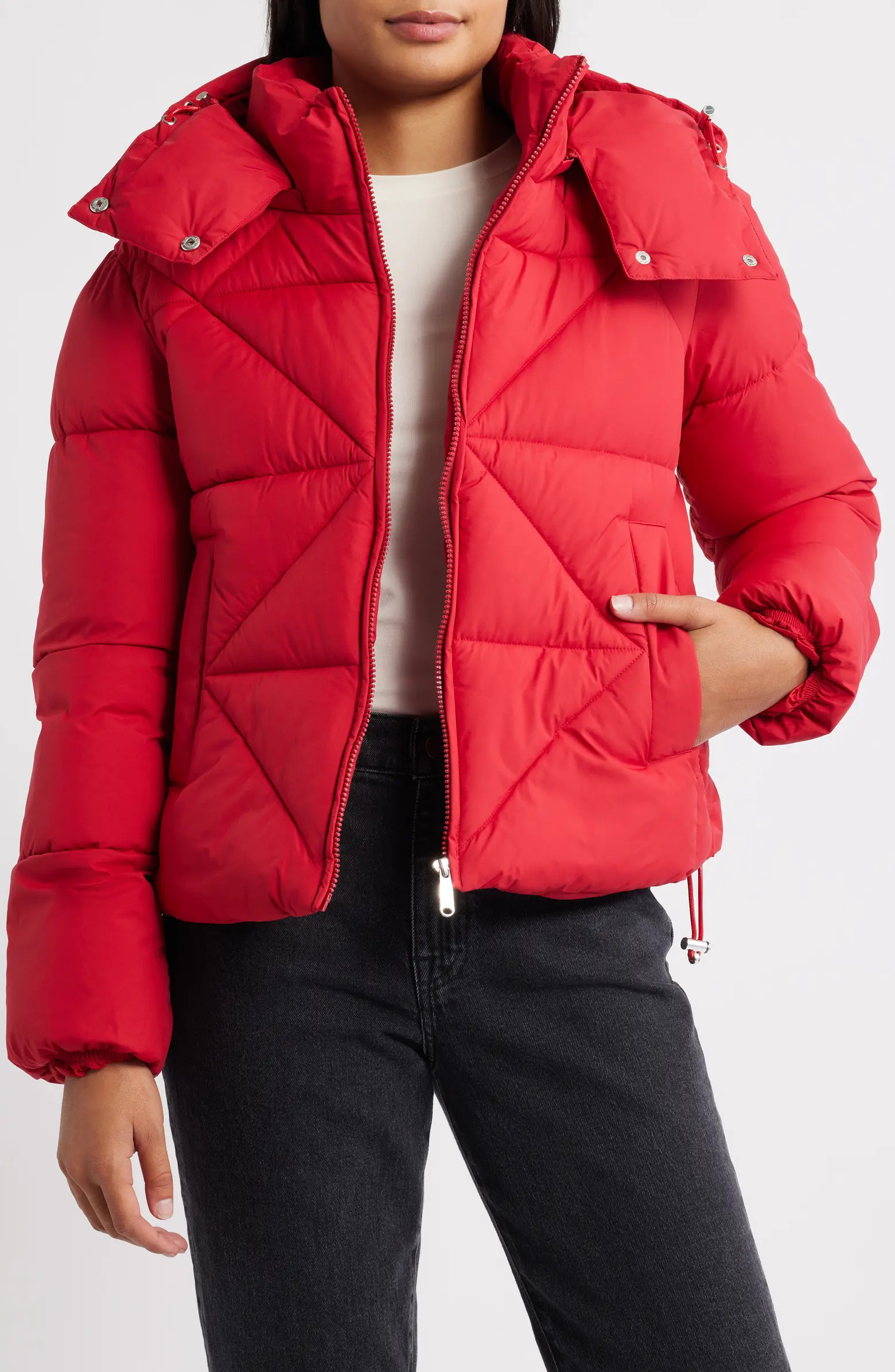 Sam Edelman Cropped Puffer Jacket | Nordstrom | Nordstrom