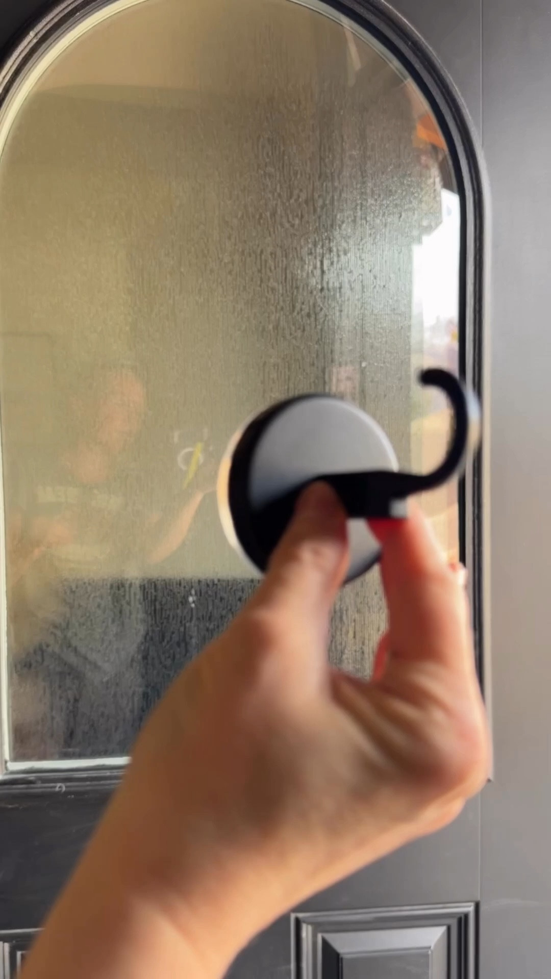 When the command strips aren't enough - this wreath hook for the front door is the answer. Not only is it easy to install, but super sturdy too. 

 #LTKHome