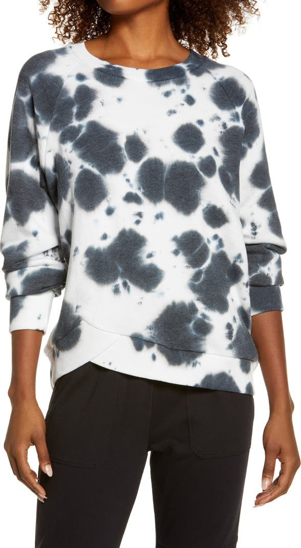 Women's Coastal Wave Angled Hem Sweatshirt | Nordstrom