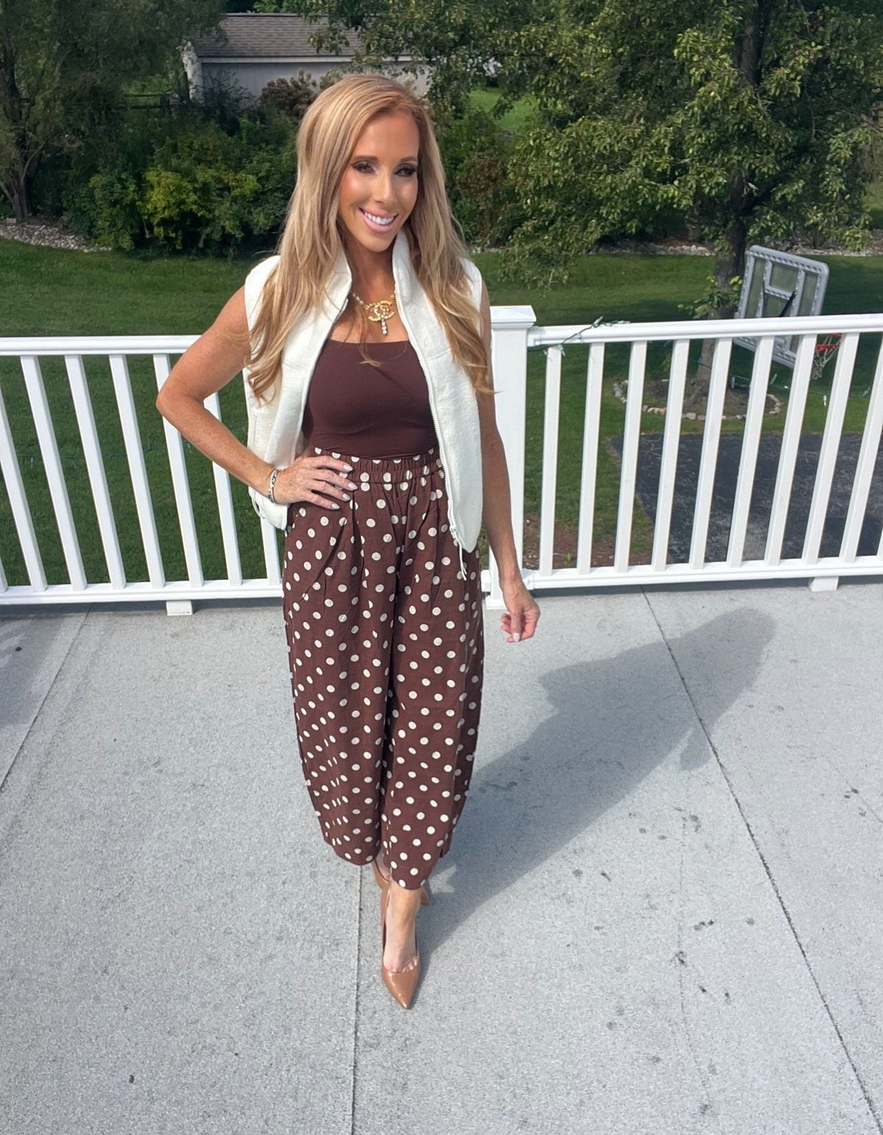 Super cute casual polka dot pants 🤎🤎

#LTKdayinmylife #LTKootd #LTKmomlife