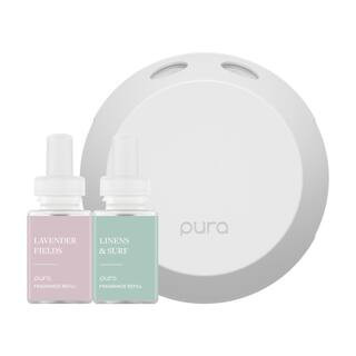 Smart Home Fragrance Diffuser Starter Set (Linens and Surf and Lavender Fields) | The Home Depot