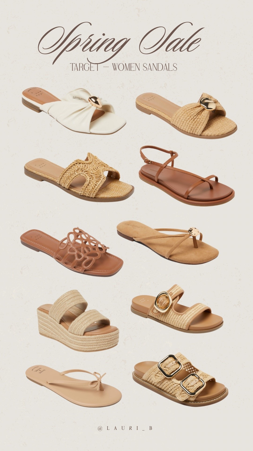 Target sandals Spring sale!💐💗