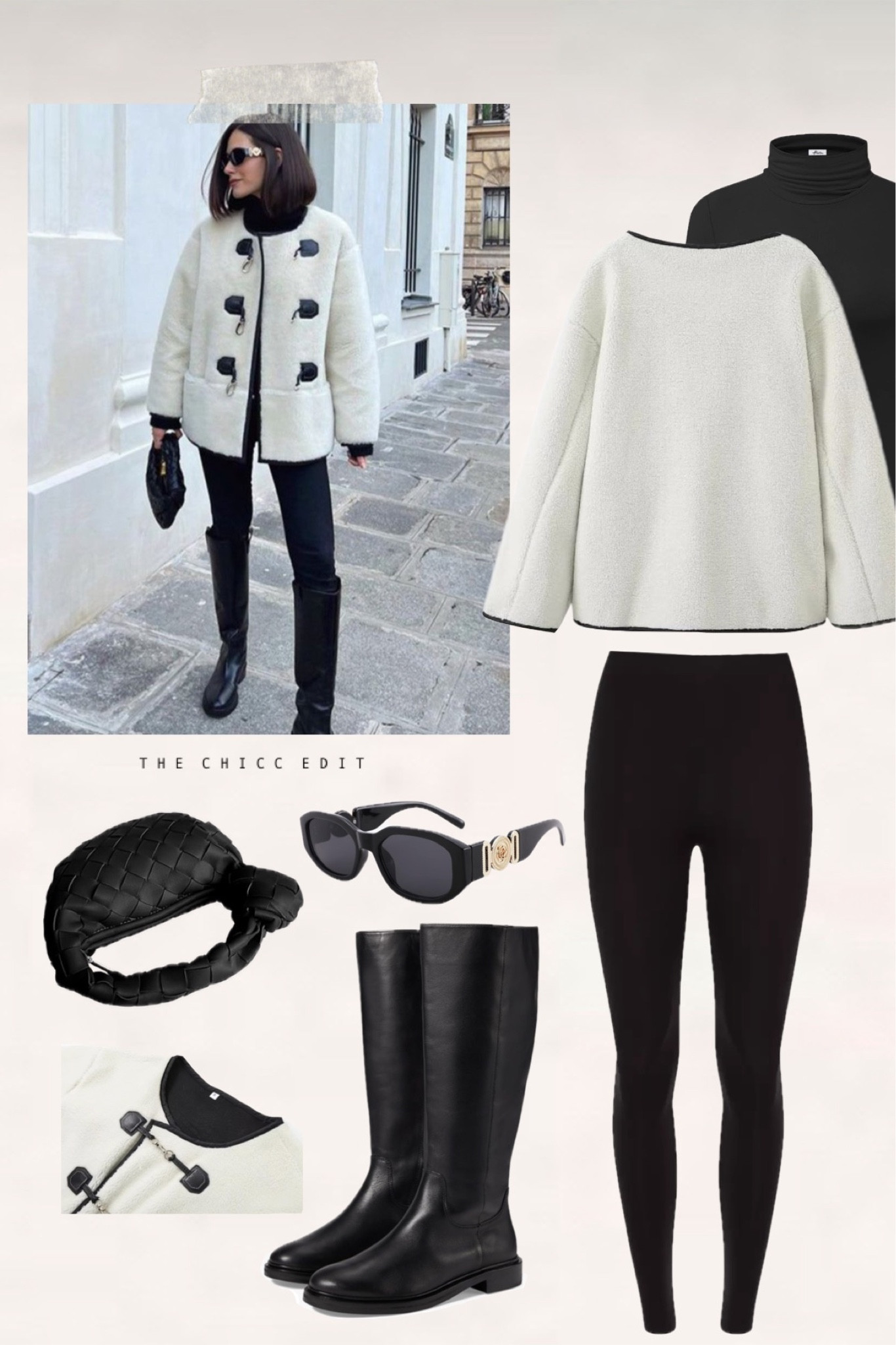 𝒮𝓉𝓎𝓁𝑒 𝑒𝒹𝒾𝓉 🖤 Created this look, using Amazon finds. xx 

Hiiii, lovely! Follow my shop @TheChiccEdit to shop this post, and get my exclusive app-only content! So glad you're here!

Amazon Influencer
www.Amazon.com/shop/thechiccedit

Ltkfind, ltkmidsize, ltkover40, ltkunder50, ltkunder100, chic, aesthetic, trending, stylish, winter home, winter style, winter fashion, minimalist style, affordable, trending, winter outfit, home, decor #dupe #lookforless #bag #boots #coat Toteme shearling coat dupe Jodi mini dupe handbag Versace sunglasses dupe madewell boots leggings turtleneck Sherpa fleece jacket black monochrome monochromatic 



#LTKitbag #LTKstyletip #LTKshoecrush