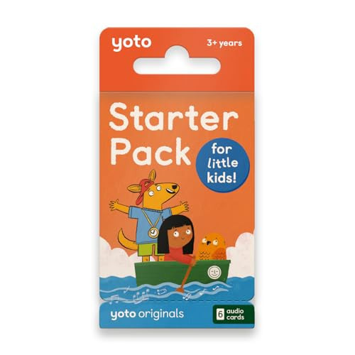 Yoto Starter Pack for Little Kids – 6 Kids Audio Cards for Use with Player & Mini All–in–1 Audio Device, Educational Screen–Free Listening with Fun Stories for Learning & Interactive Quizzes, Ages 3+ | Amazon (US)