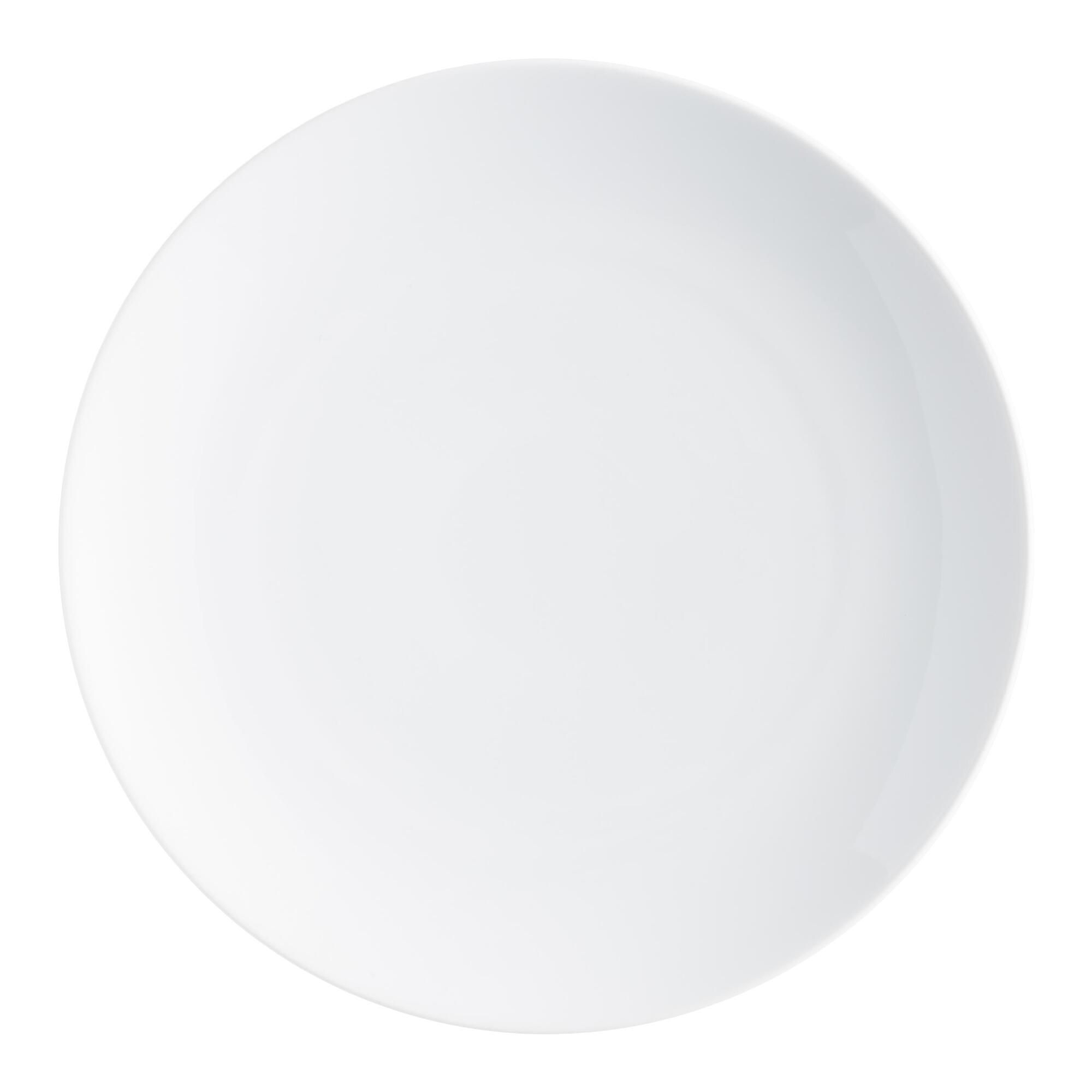 White Coupe Dinner Plates, set of 4 - Porcelain by World Market | World Market