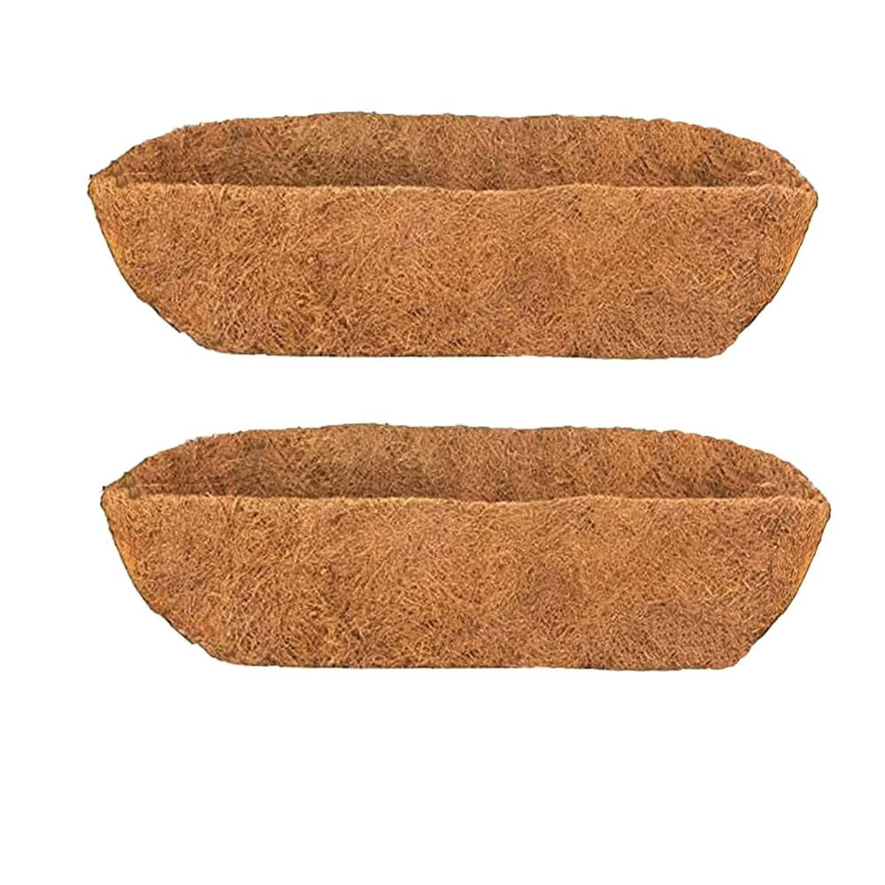 2pcs Trough Coco Liner 24 inch Wall Planter Replaceable Coco Liner for Window Box, Fence Flower B... | Amazon (US)